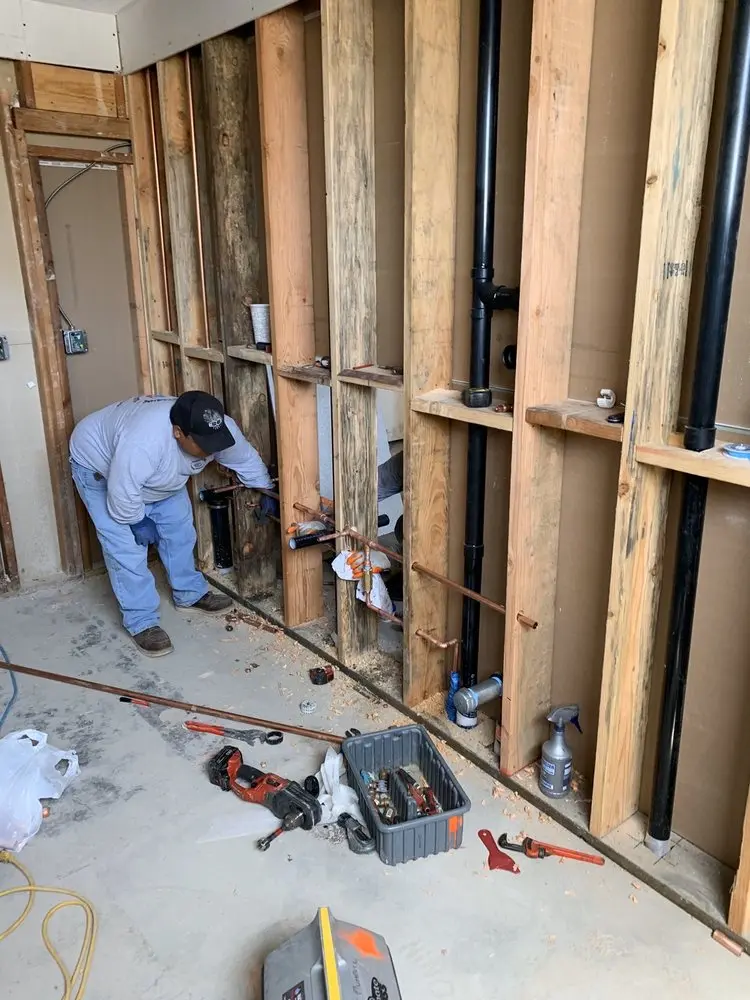 Commercial rough-in plumbing for Gas Line Repair in Kingstowne